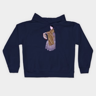 Ukiyo-e Kabuki Japanese dance Kids Hoodie